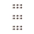 thumbnail image 1 of Maytalsory 12x Durable Metal Button Buckle Reliable Fastening Solution For Waistband Adjust Waistband Easy To Practical Fashionable 2 3Set, 1 of 6