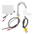 thumbnail image 1 of Touchless Bathroom Sink Faucet, G1/2in Thread Automatic Induction Sensor Water Faucet, Infrared Smart Single Cold Tap with Control Box, 1 of 7