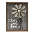 thumbnail image 1 of Hearthside Collection The Bless Our Home Windmill Wall Sign, 1 of 1