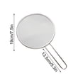 thumbnail image 3 of Yhmxh Kitchen Gadgets Kitchen Essentials Stainless Steel Oil Proof Net With Handle Exposure Net For Frying Fish And Stir Frying Vegetables Oil Net Oil Blocking Net Pizza Tray Kitchen Accessories, 3 of 8