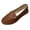 Brown, variant on Xfvqtps Womens Loafers Metal Buckle Flat Shoes Casual Comfortable Slip on Shoes Fall Winter Style Everyday Wear Brown