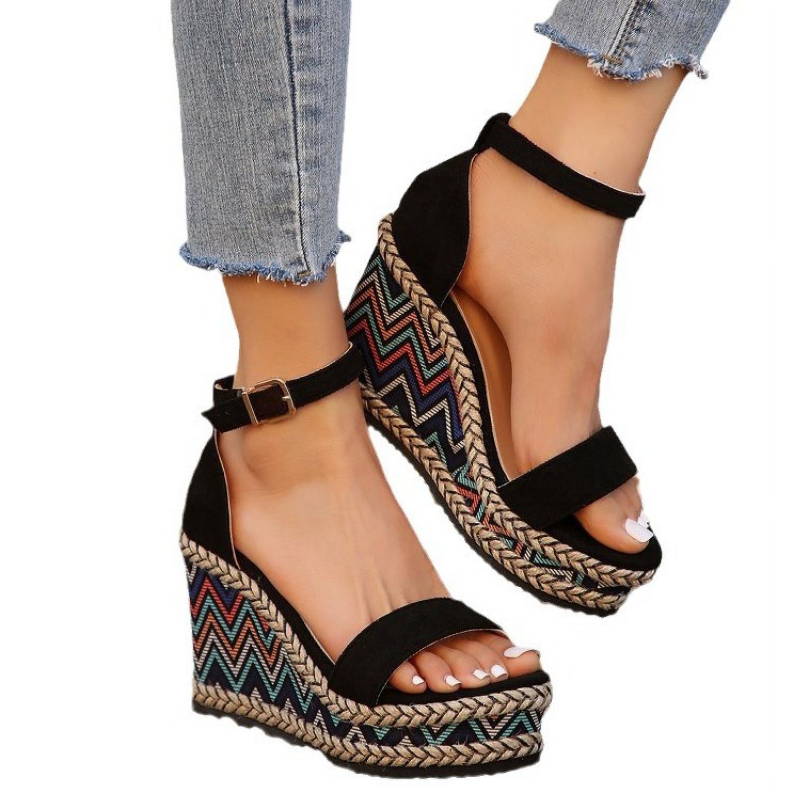Women's Wedge Heel Sandals Fashion Shoes Summer