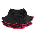 thumbnail image 2 of XDZJLR Jupe pour Filles Danse Latine Robe de Pratique Tango Couleur Unie Plissée, 2 of 3