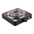 thumbnail image 3 of Lijie Electric Coil Burner Adjustable Temperature Compact Countertop Coiled Burner Single1000W Black, 3 of 6