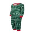 thumbnail image 2 of Family Matching Floral Print O-Neck Long Sleeve Tops+ Pyjama Trousers, 2 of 8