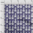 thumbnail image 1 of oneOone Tissu Polyester Lycra Bloc de Lapin Décor Tissu Imprimé BTY 56 Pouces de Large, 1 of 4