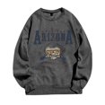 thumbnail image 4 of HNMKIU Crewneck Sweatshirt Women Fall/Winter Print Sweatshirt Without Hoodie, 4 of 4