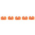 thumbnail image 4 of Birds Foot Rings, High-quality Plastic Bird Clip Ring Small Size And Lightweight  For  For Homing Pigeons Orange, 4 of 8