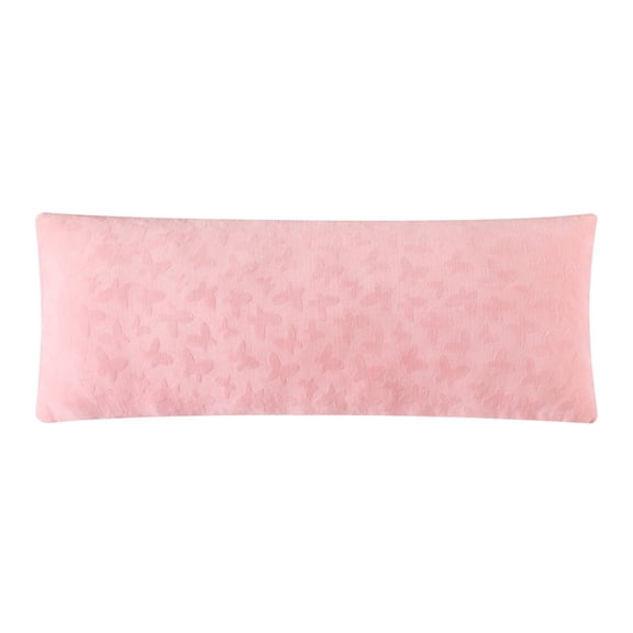 MSK Starlight Embossed Butterfly Plush Body Pillow, 19" x 48"