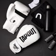thumbnail image 3 of Tapout 10 oz Boxing Gloves With Adjustable Hook And Loop Closure - White, 3 of 4