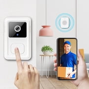 Cagogo under $5 WiFi Doorbell, WiFi Video Doorbell with Night Vision and Two Way Audio, Wireless Smart Doorbell with Motion Detection and HD Camera, Video Doorbell Wireless for Home Security