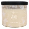thumbnail image 1 of Mainstays 3-Wick Textured Wrapped Hibiscus Scented Candle, 14 oz, 1 of 6