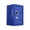 Blue, variant on Birdeem Kids Bank Locker Safe with Key and Single Digit Lock, Metal Money Safe, Mini Password Cash Paper Money Savings Box Gift for Kids Boys and Girls
