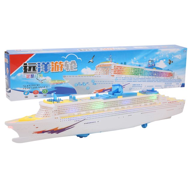 Music Ship Toy, Colorful Light With Sound Effect Electric Music Ship Toy, Easy To Control For Above 3 Years Old Add More Fun Children Birthday Gifts