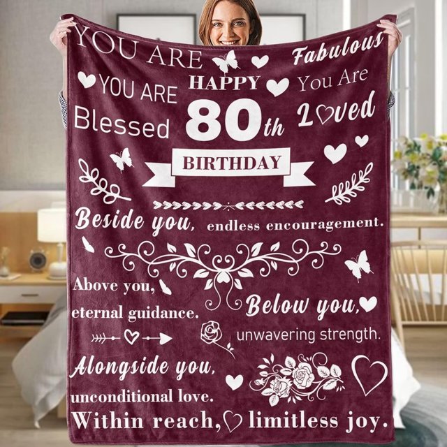LHSHID 60th Birthday Gifts for Men 60th Birthday Gifts for Him 60 Year Old Birthday Gifts for Men 60th Blanket 60th Birthday Decorations for Men Gift for 60th Birthday Men 30"x40"