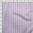 thumbnail image 3 of oneOone Viscose Jersey Fabric Check Kasuri Print Fabric BTY 60 Inch Wide, 3 of 5