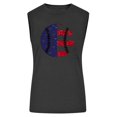 thumbnail image 4 of Birdeem T-Shirt Sans Manches Imprimé Mode pour Femmes Col Rond Ample, 4 of 12