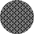 thumbnail image 1 of Ahgly Company Tapis d'Intérieur Lavable en Machine Carré Transitionnel Noir Nuit, 3 Pieds Carré, 1 of 7