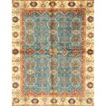 thumbnail image 1 of Ahgly Company Indoor Rectangle Abstract Ginger Brown Green Oriental Area Rugs, 4' x 6', 1 of 6