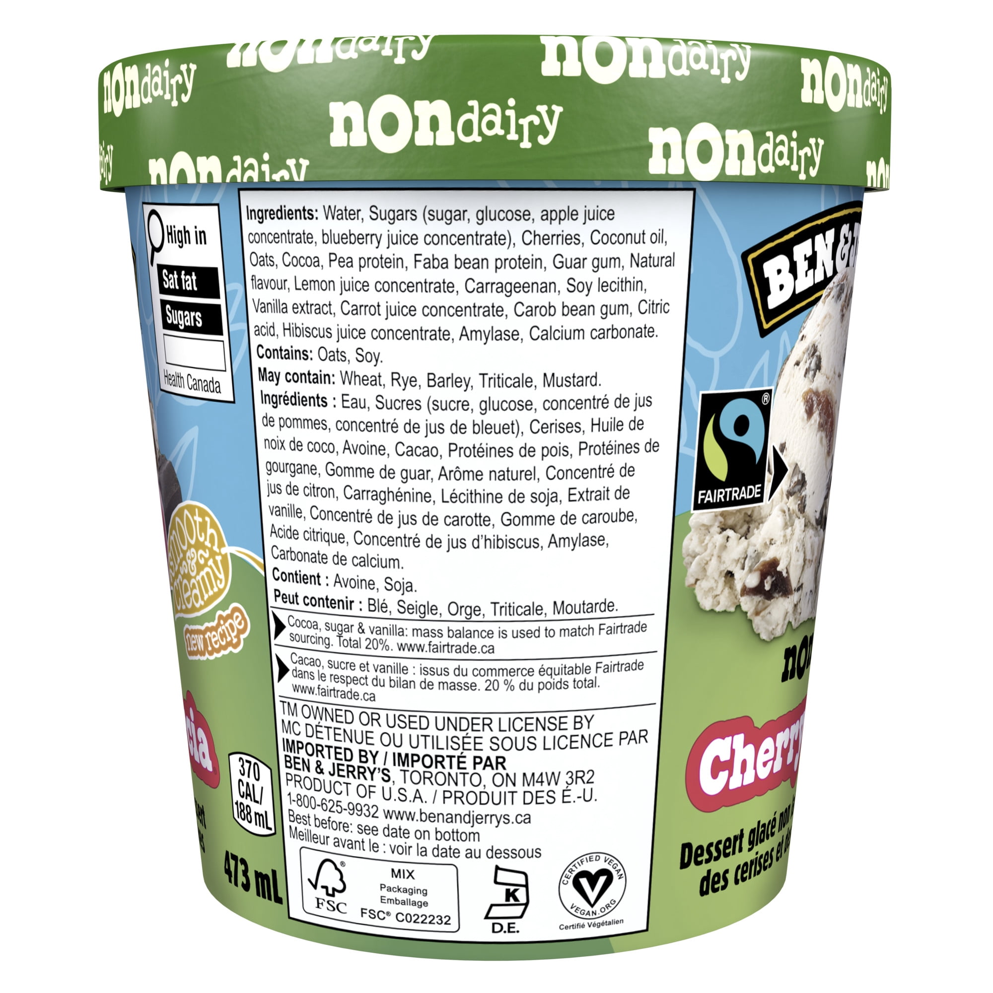 Ben & Jerry's Non-Dairy Cherry Garcia® Frozen Dessert