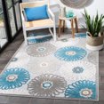 thumbnail image 4 of SAFAVIEH Cabana Anuki Floral Outdoor Area Rug, 4 of 9