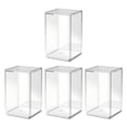 thumbnail image 3 of Plastic Storage Box 4-Piece Transparent Toy Doll Storage Box Storage for Toys, 3 of 5