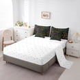 thumbnail image 3 of Chemical Equation Twin Comforter Set,7 Pieces Soft Microfiber Science Students Chemistry Comforters with Fitted Sheet,Flat Sheet,2 Pillow Shams,and 2 Pillowcases- Molecular Formula Bedding Sets, 3 of 5