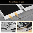 thumbnail image 4 of EDTara Aluminum Folding Wheelchair Ramp, Non-Skid Black Threshold Ramp for Doorways, Steps & Stairs, 600 lbs Capacity, 4 of 6