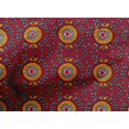 thumbnail image 4 of oneOone Cotton Poplin Fabric Leaves & Floral Block Decor Fabric Printed BTY 56 Inch Wide, 4 of 4
