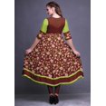 thumbnail image 4 of Bimba Kurti Longue Imprimée pour Femmes Robe Anarkali Indienne Haut Tunique Décontracté, 4 of 5