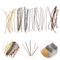 thumbnail image 2 of SHISUYAN 600Pcs Metal Head End Pin Jewelry Making Pin Metal Earring Necklace Flat Head Pin, 2 of 8