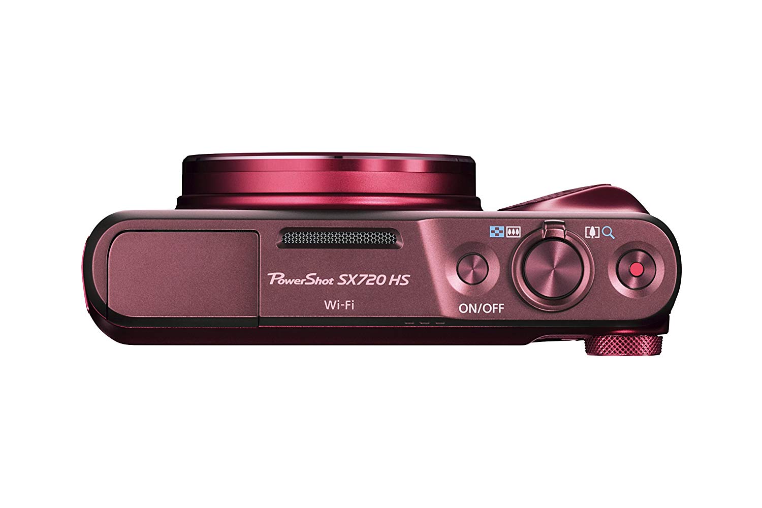 Canon PowerShot Digital Camera with 3-Inch LCD, Red (SX720 HS