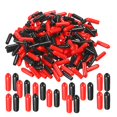 thumbnail image 1 of Unique Bargains 200pcs Rubber End Caps Cover Assortment 1/8 inch Screw Thread Protector for Screw Bolt Black Red, 1 of 5