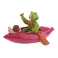 thumbnail image 1 of DYNWAVECA Various Floating Turtle Frog Pond Leaf Swimming Pool Bathtub Toys Decor Outdoor Patio Pond Decorations - Red Raft Turtle, as described Red Raft Turtle, 1 of 10