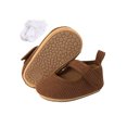 thumbnail image 2 of xiaxaixu Baby Shoes Solid Color Ribbed Walking Shoes Soft Sole Footwear, 2 of 5