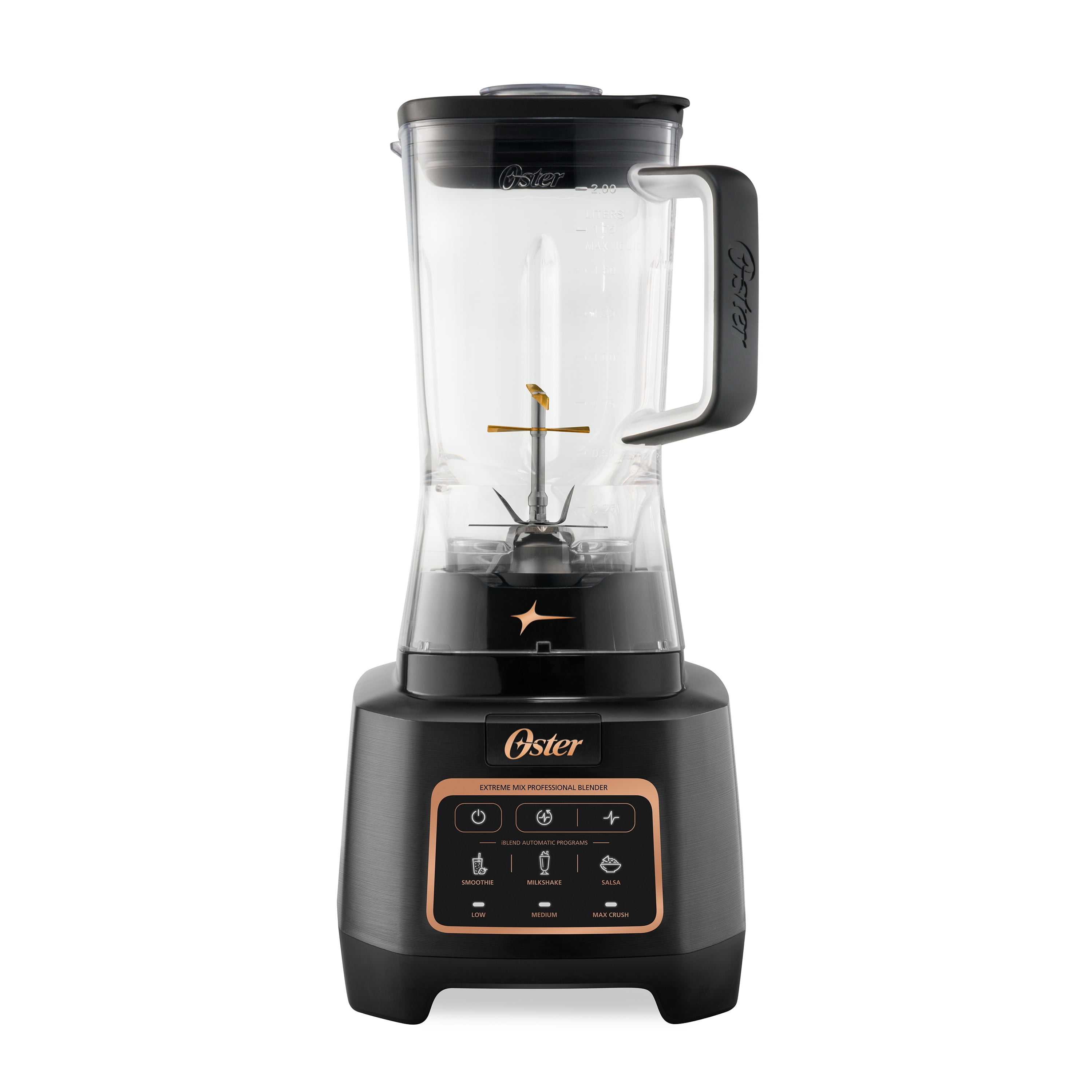 Oster Extreme Mix Blender, 8-Cup 1500 Watt High Speed Kitchen Blender with 10-Point Blade and Auto Programs
