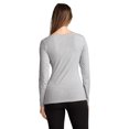 thumbnail image 2 of Jockey Haut à Manches Longues Extensible en Coton Biologique pour Femmes, 2 of 4
