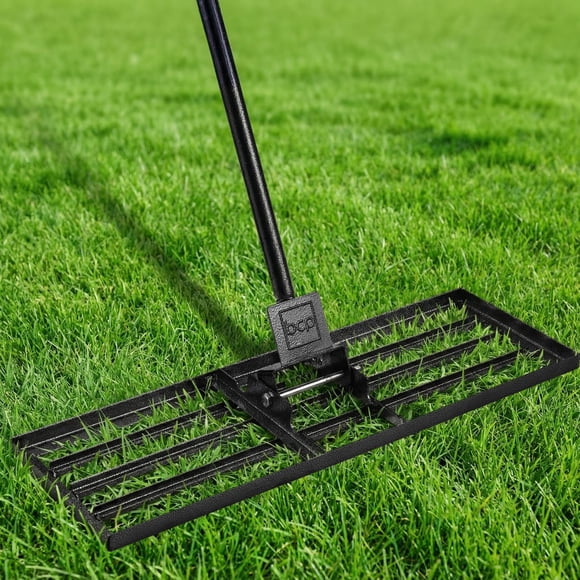 Best Choice Products Lawn Levelling Rack, 30" x 10", Extra Long 78" handle Heavy Duty Landscape