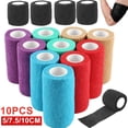 thumbnail image 2 of 10 Pcs Bandage Élastique Imperméable Auto-Adhésif Premiers Soins Médical Doigt Genou Articulation Poignet, 2 of 11