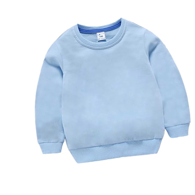 Chandails à Capuchon d'Hiver pour Enfants Garçons Filles Enfants Couleur Unie Chandail pour Enfants Chandail à Enfiler Manteau