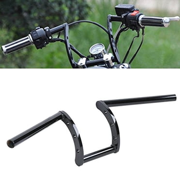 XFMT Black Handlebar 1" Z Bars Fits For Harley Custom Bobber Softail Dyna Sportster Drag Bar