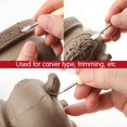 thumbnail image 4 of 11pcs Pottery Tool Ceramic Pottery Clay Sculpting Tools Clay Modeling Tools for, 4 of 5