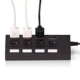 thumbnail image 3 of Jensen USB C to 4 Port USB A Hub - Black, 3 of 5