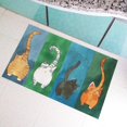 thumbnail image 4 of LHCER Entrance Doormat ,Doormat,Cat Pattern Non-slip Welcome Doormat Carpet Mat Indoor Outdoor Entrance, 4 of 8