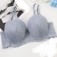 thumbnail image 3 of Lenpel Women's Plus Size Push up Bras Comfort Underwire Supportive Full Coverage Lace Bralettes Lifting Everyday Bras, 3 of 3