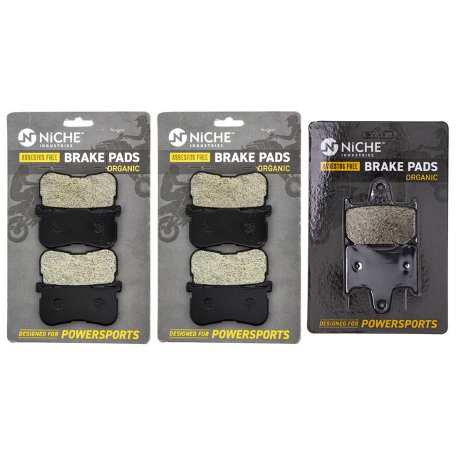 Niche Complete Organic Brake Pad Set for Harley-Davidson Fat Bob Motorcycle MK1002640
