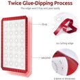 thumbnail image 4 of U-Taste Tapis de Cuisson en Silicone Résistant à la Chaleur pour Macarons, Feuille de Cuisson Réutilisable Antiadhésive avec Cercle de Mesure pour Four (Taille Demi-Feuilles, Lot de 2, Rouge), 4 of 8