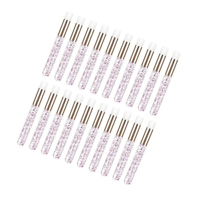 20 Pieces Lash Shampoo Brushes Cosmetic Lash cleaner Peel Off Remover Tool Pink