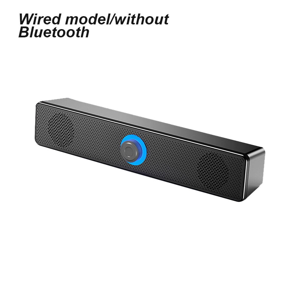 Wireless Speaker Bluetooth-compatible Dual Horn Bar Sound Subwoofer Loudspeaker Soundbar Theatre TV High Volume PC Music Player 350T
