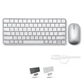 thumbnail image 1 of Macally Apple Wireless Keyboard and Mouse for Mac - Dual Mode (Bluetooth + Wired) - Multi-Device, Rechargeable - Mini Wireless Keyboard and Mouse Com, 1 of 8